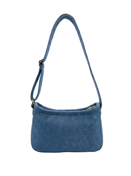 Blue Denim Shoulder Bag