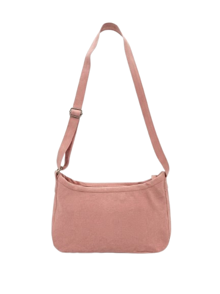 Cotton Canvas Crossbody Shoulder Bag
