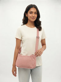 Cotton Canvas Crossbody Shoulder Bag