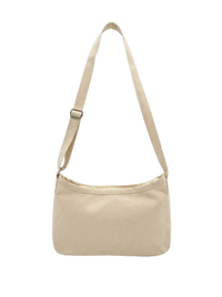 Cotton Canvas Crossbody Shoulder Bag