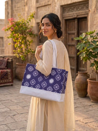 Aztec Bloom Tote Bag